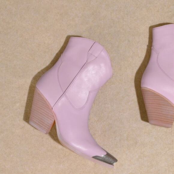 NWT Mi.iM Women's Brayden Metal Toe Block Heel Western Booties - Picture 8 of 9